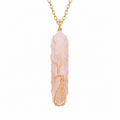 Rose Quartz Crystal Pendant